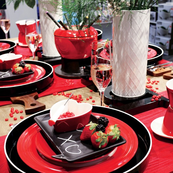 La Saint-Valentin: Des petits trucs pour agencer la table pour vos amies, votre famille et vos êtres chers !